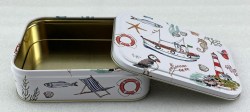 MF3186 px  Madeleine Floyd Seaside Design Small Rectangle Tin